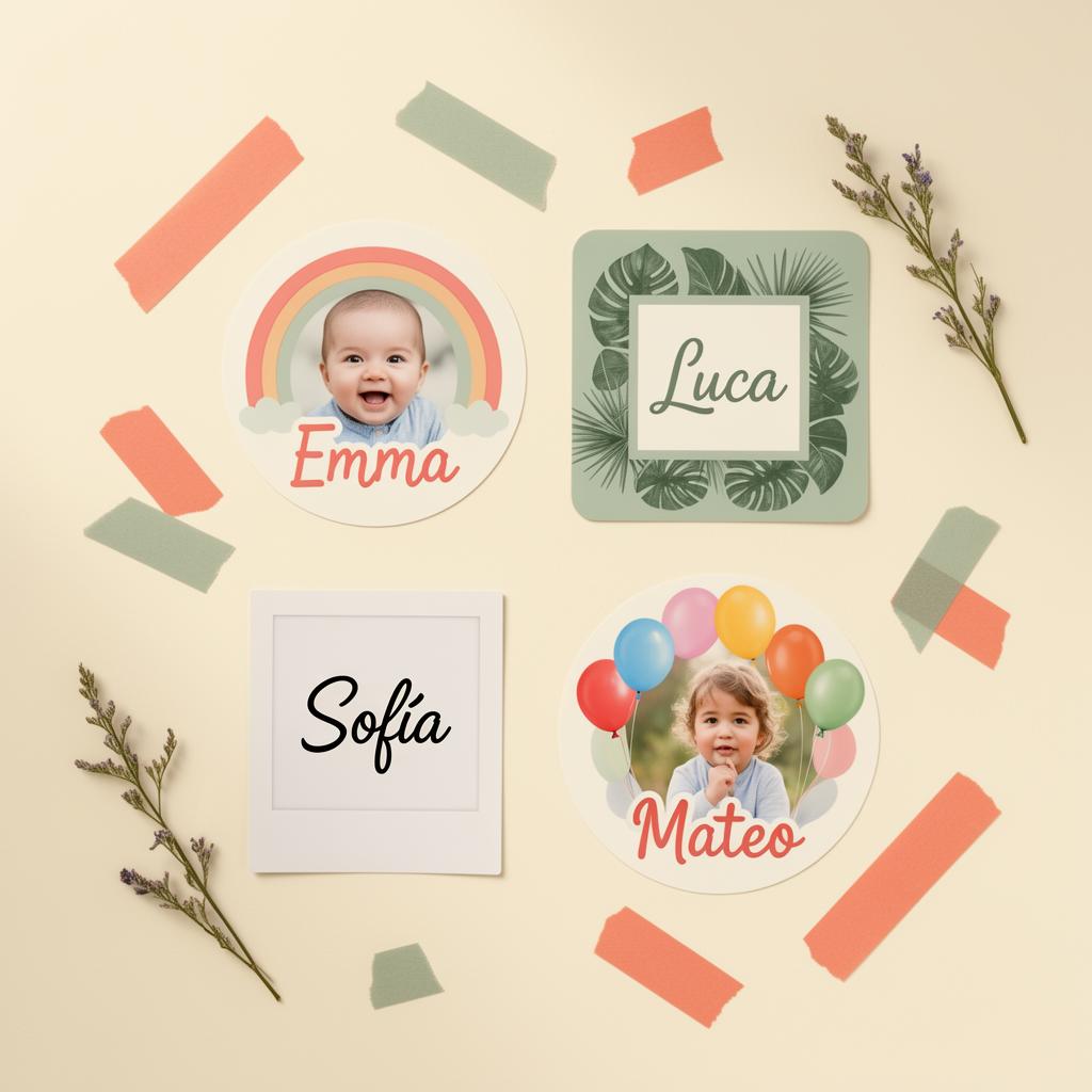 Stickers con foto — diseña en línea
